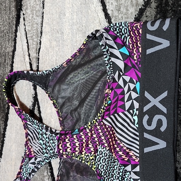 VSX SPORT 2015 MULTI-COLOR MESH-LINED RACERBACK SPORTS BRA - Picture 8 of 11
